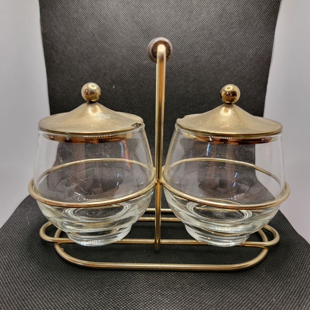 Libbey‎ Glass Condiment Carrier Set